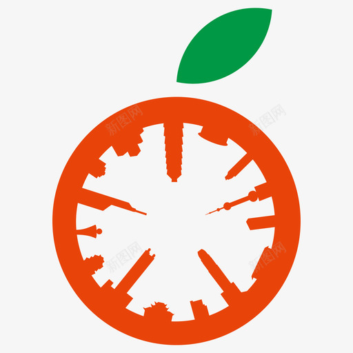 小橙管工LOGOsvg_新图网 https://ixintu.com 小橙管工LOGO