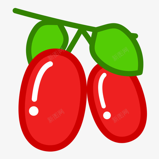 枣svg_新图网 https://ixintu.com 枣