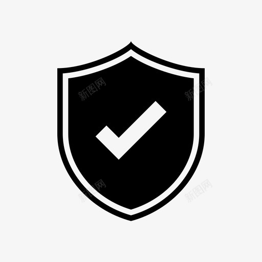 屏蔽复选标记保护图标svg_新图网 https://ixintu.com 保护 复选标记 屏蔽 防护 防火墙 防病毒