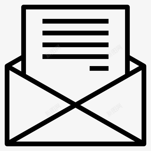 电子邮件市场营销搜索引擎优化图标svg_新图网 https://ixintu.com 市场营销 搜索引擎优化 搜索引擎优化网站大纲 电子邮件 网络