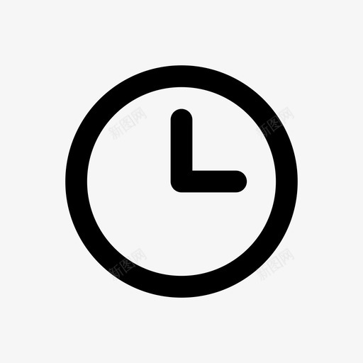 时钟时间用户界面图标svg_新图网 https://ixintu.com 时钟 时间 用户界面