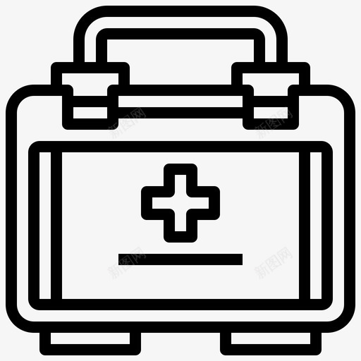 急救箱袋子医生图标svg_新图网 https://ixintu.com 健康 医生 医疗 医药 医院 急救箱 袋子