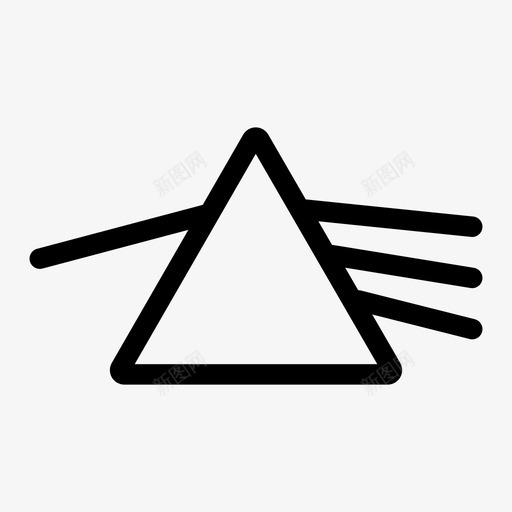 棱镜光束粉红弗洛伊德图标svg_新图网 https://ixintu.com 1em粗体 光束 彩虹 折射 棱镜 粉红弗洛伊德