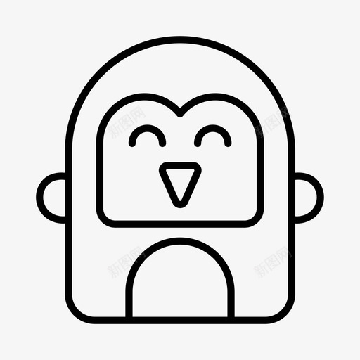 企鹅动物南极洲图标svg_新图网 https://ixintu.com 企鹅 动物 动物园 南极洲 野生动物