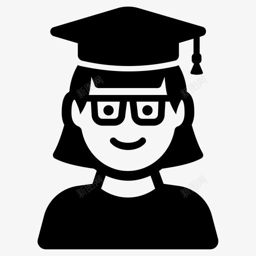 学生学位文凭图标svg_新图网 https://ixintu.com 大学 学位 学生 情绪表情笑脸 文凭 毕业
