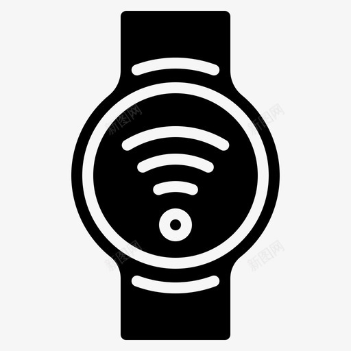 智能手表互联网物联网图标svg_新图网 https://ixintu.com wifi 互联网 智能手表 物联网