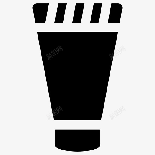面霜配饰美容图标svg_新图网 https://ixintu.com 化妆品 美容 配饰 面部 面霜