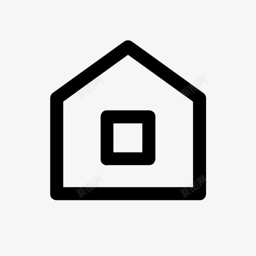 房地产房产住宅图标svg_新图网 https://ixintu.com 住宅 房产 房地产 房屋 网站 销售