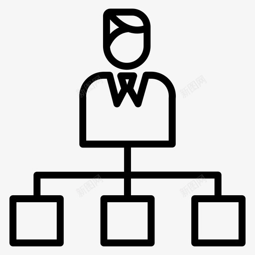 结构业务流程图标svg_新图网 https://ixintu.com 业务 流程 管理 结构 计划
