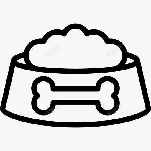 狗粮宠物店直营店图标svg_新图网 https://ixintu.com 宠物店 狗粮 直营店