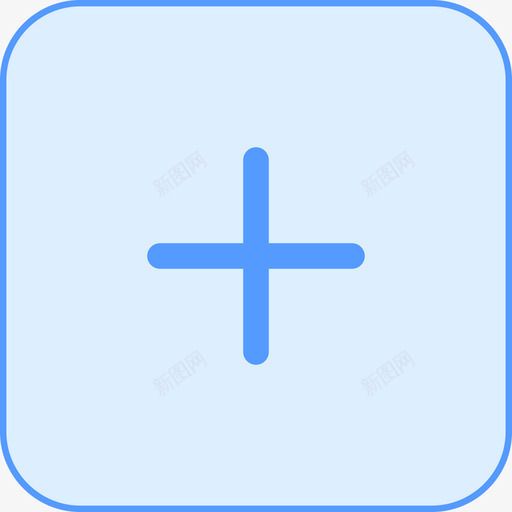 加-按下态svg_新图网 https://ixintu.com 加-按下态
