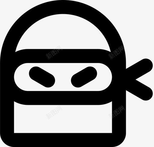 忍者刺客伪装图标svg_新图网 https://ixintu.com 伪装 刺客 小偷 忍者 环游世界 面具