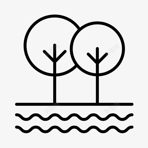 湖水上鱼图标svg_新图网 https://ixintu.com 娱乐 水上 湖 爱好 钓鱼 鱼