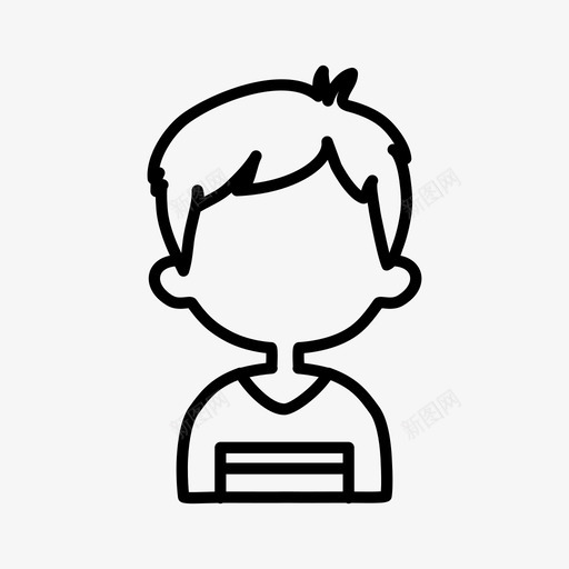 小子阿凡达男图标svg_新图网 https://ixintu.com 哥们 小子 男 阿凡达