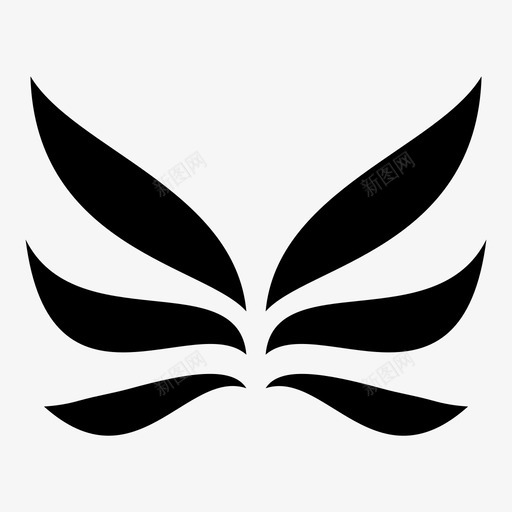 翼缘翅图标svg_新图网 https://ixintu.com 缘 翅 翼