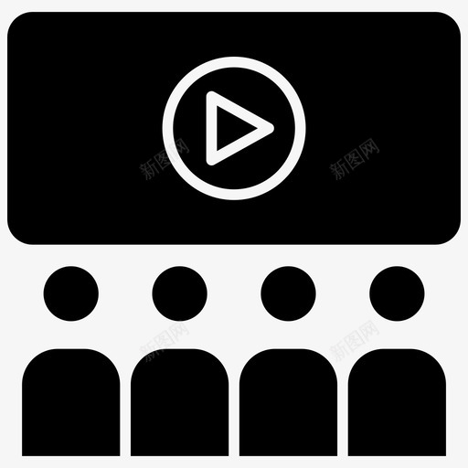 电影院电影院礼堂电影院大厅图标svg_新图网 https://ixintu.com 电影礼堂 电影院 电影院大厅 电影院礼堂 虚拟现实字形图标