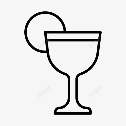 饮料鸡尾酒玻璃杯图标svg_新图网 https://ixintu.com 果汁 玻璃杯 软饮料 酒店 饮料 鸡尾酒
