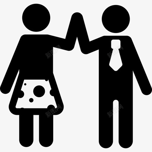 婚礼人们熟悉图标svg_新图网 https://ixintu.com 人们 婚礼 熟悉