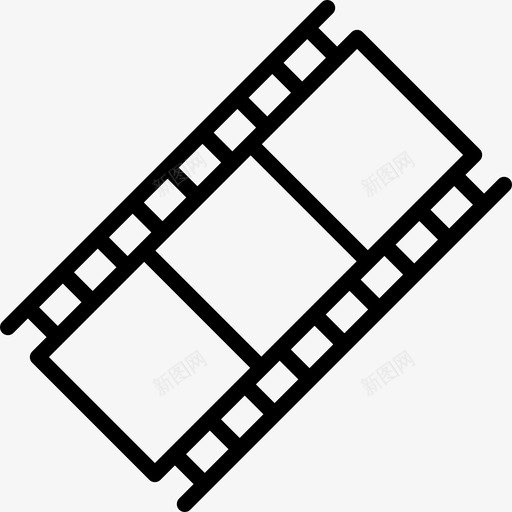 胶卷条纹漂亮的相机直线型图标svg_新图网 https://ixintu.com 漂亮的相机 直线型 胶卷条纹