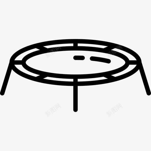 蹦床游乐场直线运动图标svg_新图网 https://ixintu.com 游乐场 直线运动 蹦床