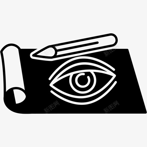 素描绘画图标svg_新图网 https://ixintu.com 素描 绘画