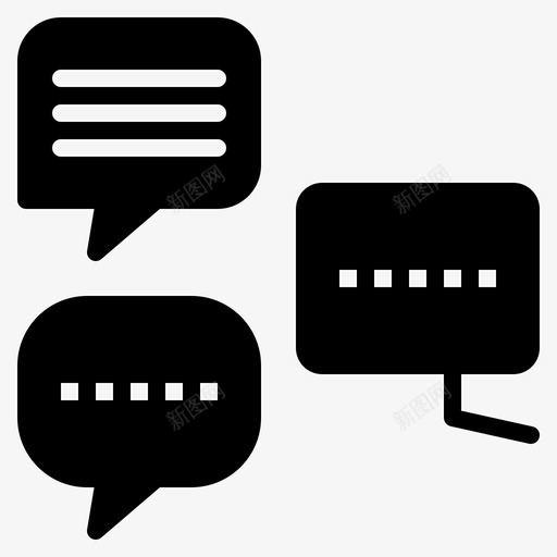 语音泡泡聊天联系我们坚实图标svg_新图网 https://ixintu.com 聊天 联系我们坚实 语音泡泡
