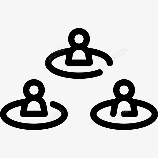 用户人员网络数据分析图标svg_新图网 https://ixintu.com 人员 用户 网络数据分析