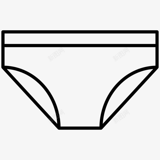 内衣内裤衣服图标svg_新图网 https://ixintu.com 内衣 内裤 衣服