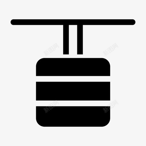 缆车船舱缆车舱图标svg_新图网 https://ixintu.com 缆车 缆车舱 船舱