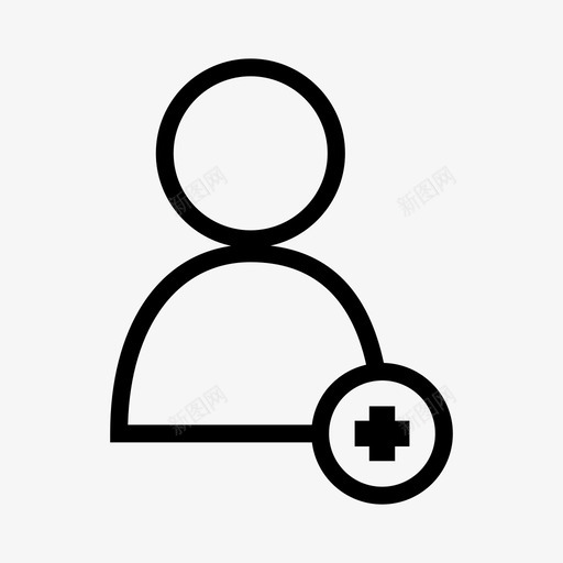 添加用户添加朋友关注者图标svg_新图网 https://ixintu.com web应用程序和ui 关注者 添加朋友 添加用户