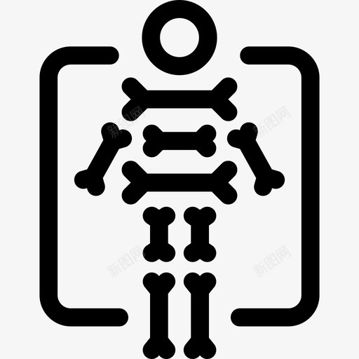 X光医疗服务线性图标svg_新图网 https://ixintu.com X光 医疗服务 线性