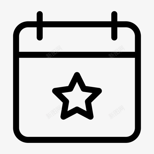 活动日历日期图标svg_新图网 https://ixintu.com 收藏夹 日历 日期 活动