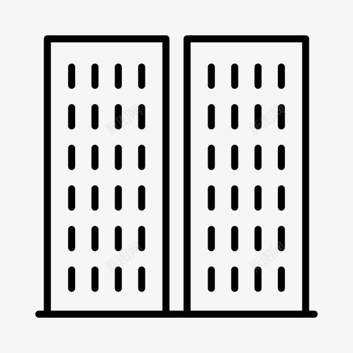建筑物城市总部图标svg_新图网 https://ixintu.com 办公室 城市 城镇 建筑物 总部