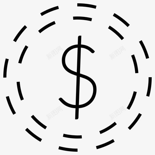 收益财务收入图标svg_新图网 https://ixintu.com 企业管理 收入 收益 财务