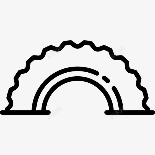 轮胎操场直线图标svg_新图网 https://ixintu.com 操场 直线 轮胎