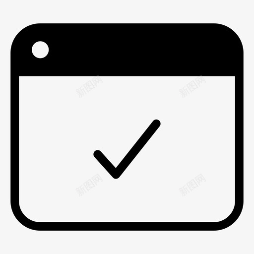 批准页面检查web图标svg_新图网 https://ixintu.com web 批准页面 检查 窗口 页面