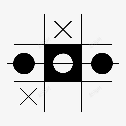 tictactoe棋盘游戏娱乐图标svg_新图网 https://ixintu.com tictactoe 娱乐 棋盘游戏 游戏 策略