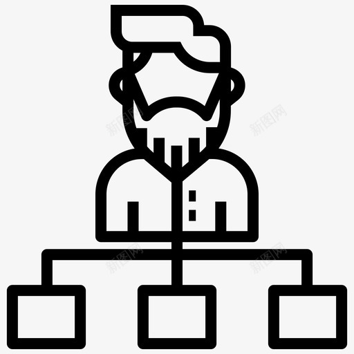 组织结构业务层次结构图标svg_新图网 https://ixintu.com 业务 层次结构 用户 男 组织结构 配置文件