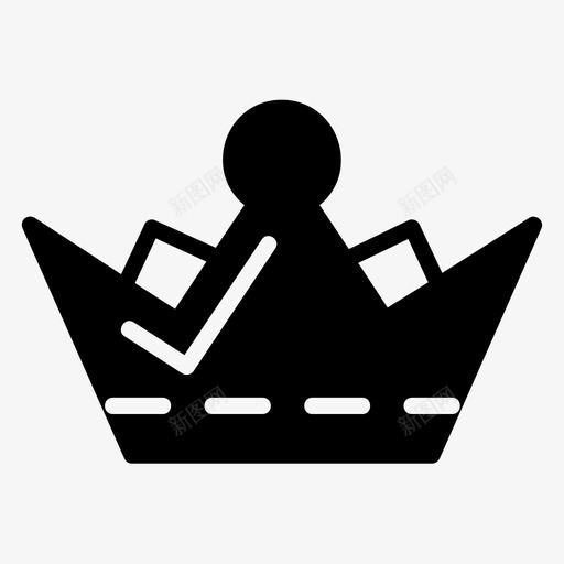 皇冠国王陛下图标svg_新图网 https://ixintu.com 公主 国王 王后 皇冠 陛下