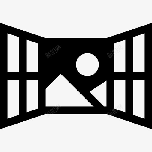 开窗景观自然房间图标svg_新图网 https://ixintu.com 开窗景观 微黑 房间 自然 阳光