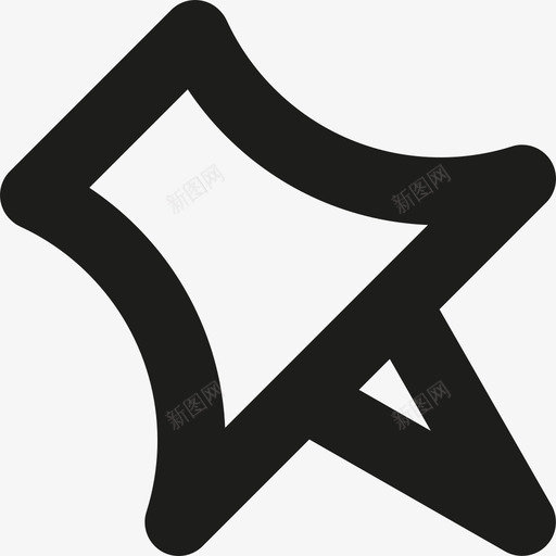 插销最小接口线性图标svg_新图网 https://ixintu.com 插销 最小接口 线性