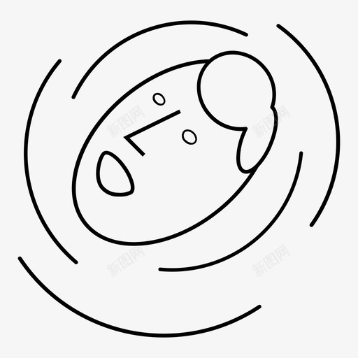 溺水脸漩涡图标svg_新图网 https://ixintu.com 全球变暖 水 水流漩涡 溺水 漩涡 脸