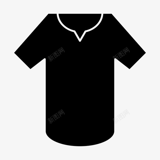 时尚服装单件图标svg_新图网 https://ixintu.com t恤 单件 时尚 服装