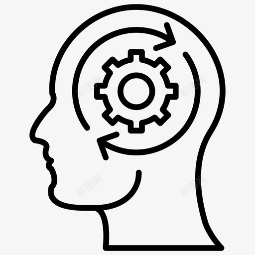 重新加载想法购物和商业线图标svg_新图网 https://ixintu.com 购物和商业线图标 重新加载想法