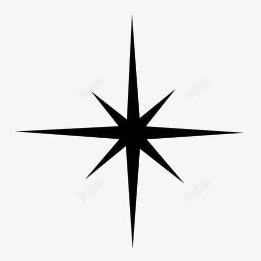 星星闪耀闪烁图标svg_新图网 https://ixintu.com 星星 闪烁 闪耀
