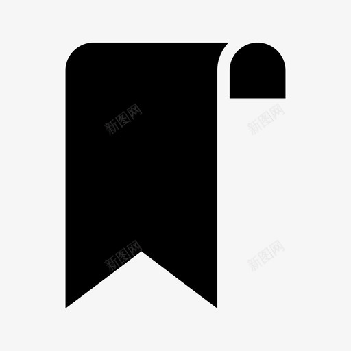书签收藏夹标签图标svg_新图网 https://ixintu.com 书签 书签标签 功能区 收藏夹 标签 标记