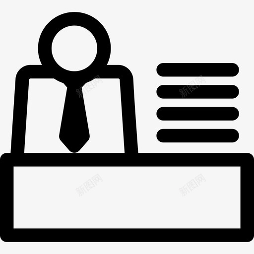 办公室职员员工办公室工作图标svg_新图网 https://ixintu.com 办公室工作 办公室职员 员工
