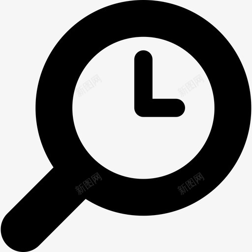 放大镜办公效率图标svg_新图网 https://ixintu.com 办公效率 放大镜