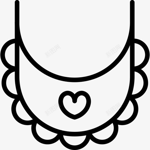 女孩婴儿床时尚幼稚图标svg_新图网 https://ixintu.com 女孩婴儿床 幼稚 时尚
