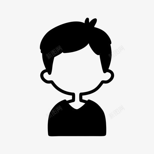 小子阿凡达坏人图标svg_新图网 https://ixintu.com 坏人 小子 阿凡达